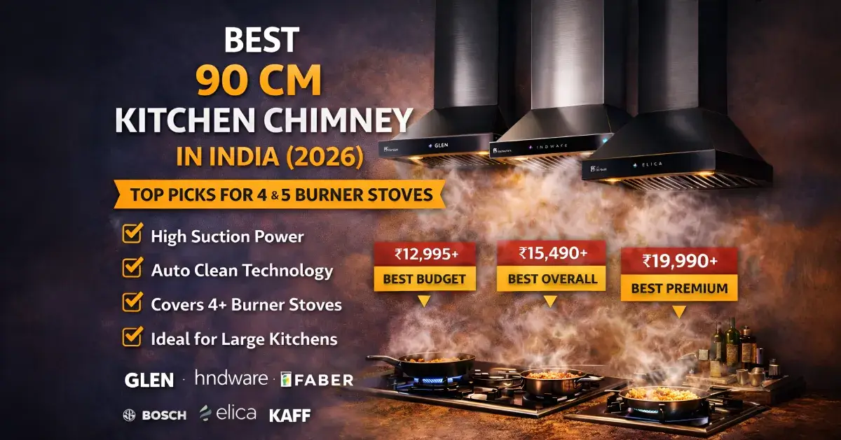 Best 90 cm Kitchen Chimney in India (2026)
