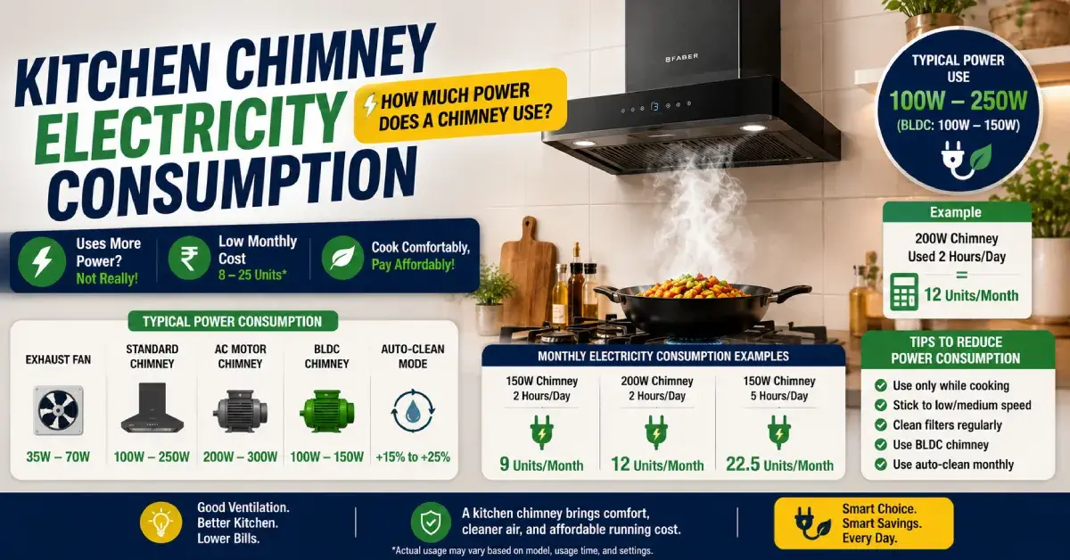 Kitchen Chimney Electricity Consumption